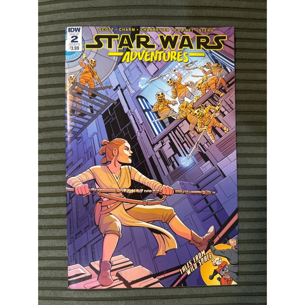 IDW Star Wars Adventures 2 Cover B Elsa Charretier Rey Variant Comic Book 2017